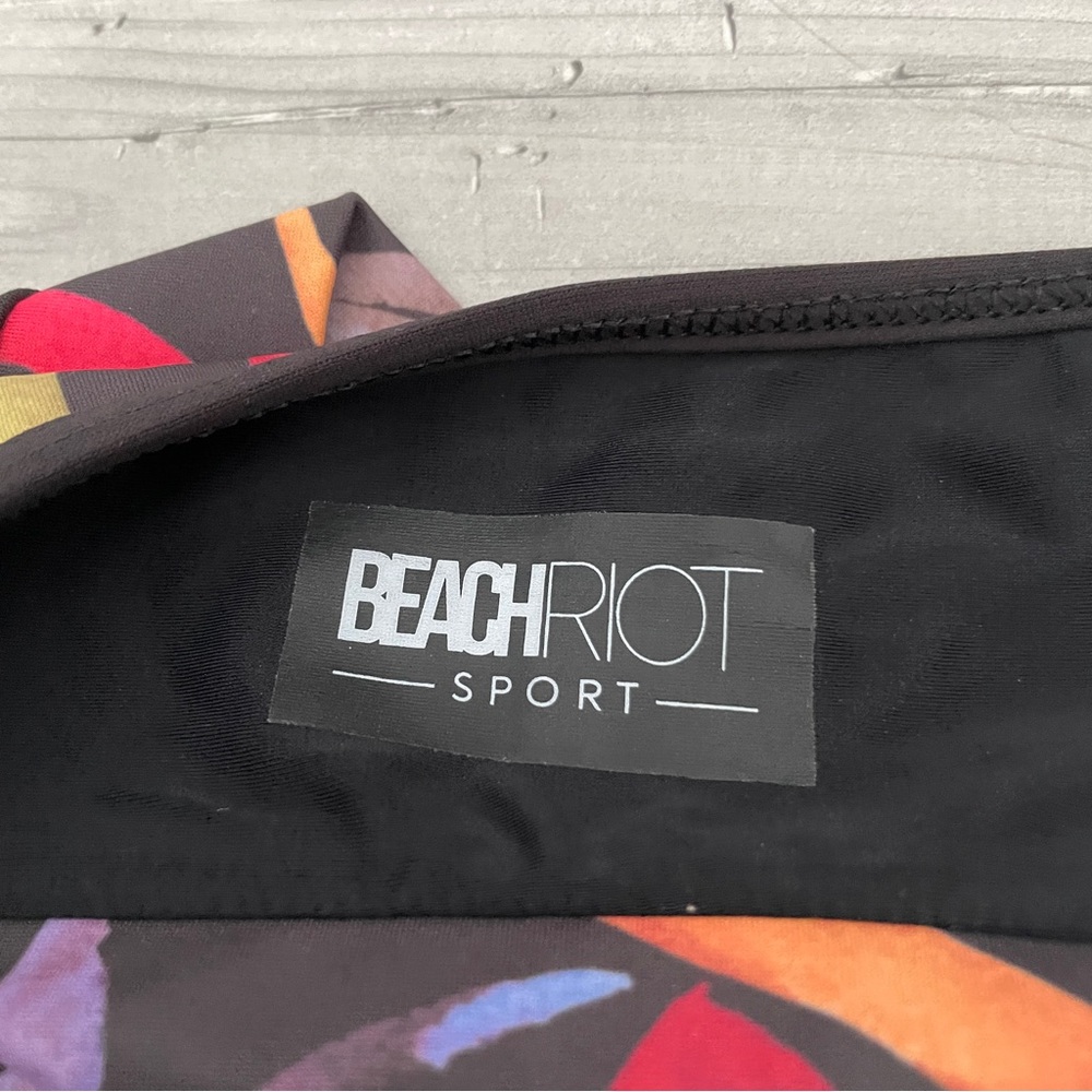 Beach Riot Rainbow Zebra Sports Bra - Picture 5 of 10